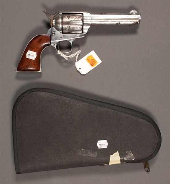 Appraisal: Possibly Colt Model single-action Army revolver Possibly reproduction Lyman front