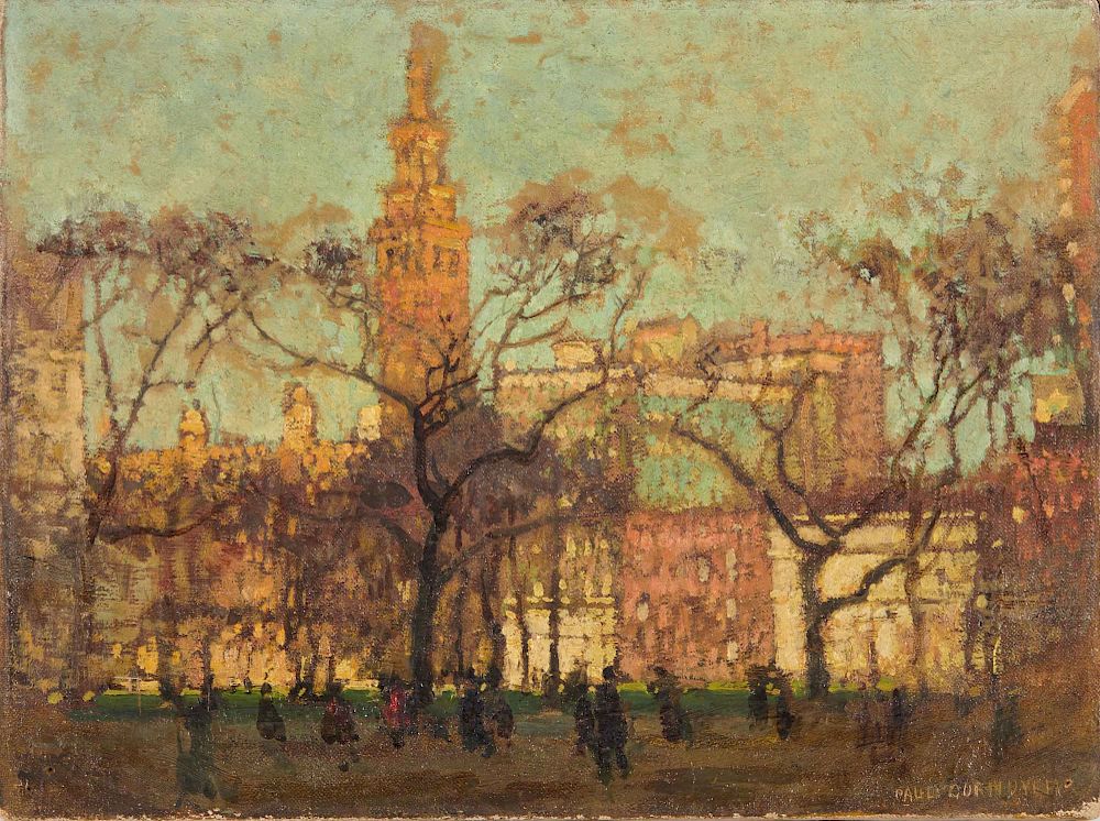 Appraisal: PAUL CORNOYER American - Madison Square Park PAUL CORNOYER American