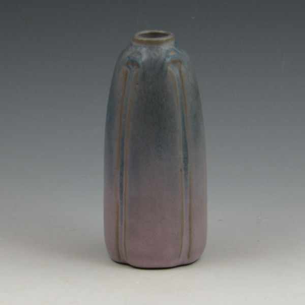 Appraisal: Van Briggle Arts Crafts vase in matte blue over lavender