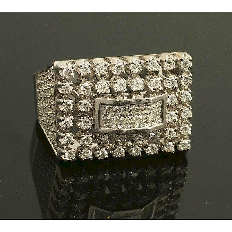 Appraisal: Diamond k Gold Ring k white gold ring containing diamonds