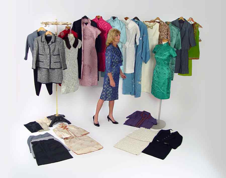 Appraisal: A WARDROBE OF FINELY MADE LADIES OUTFITS Approx pieces to