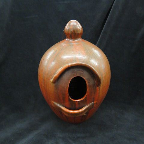 Appraisal: Cole North Carolina Art Pottery Bird House tall