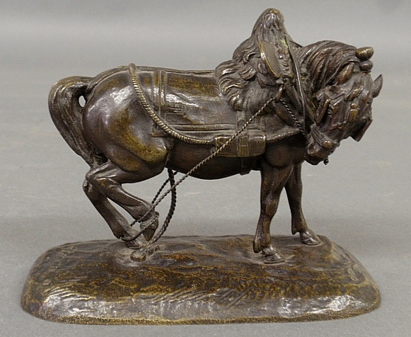 Appraisal: - Gechter Jean Francois Theodore French - bronze of a