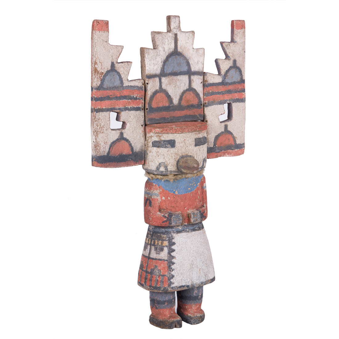 Appraisal: An Regional Hopi bird dancer kachina having open relief tableta