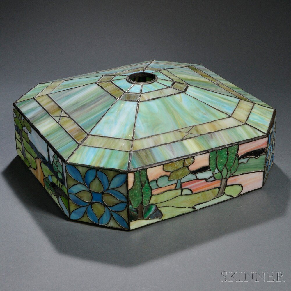 Appraisal: Mosaic Glass Shade Art glass United States th century The