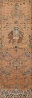 Appraisal: A Set of Four Chinese Embroidered Silk Wall Panels A