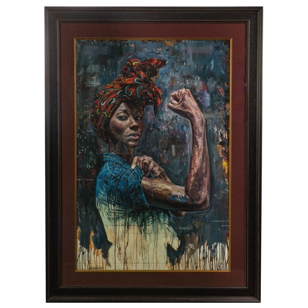 Appraisal: TIM OKAMURA CANADIAN B ROSIE NO GICLEE REPRODUCTION PRINT ON