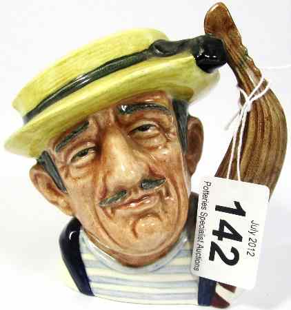 Appraisal: Royal Doulton Small Character Jug Gondolier D