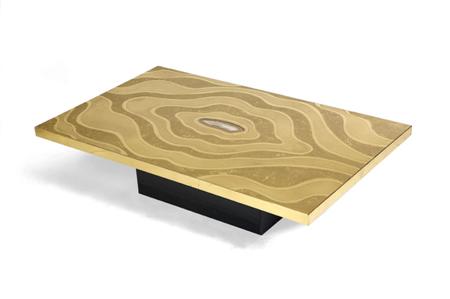 Appraisal: LOVA CREATION BELGIUM LOW COFFEE TABLE DESIGNED IN THE S