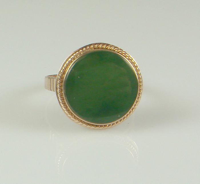 Appraisal: K Jade Ring size Estimate -