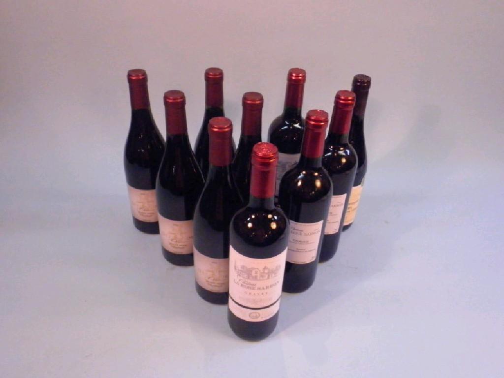 Appraisal: A mixed case of ten bottles of red wine to