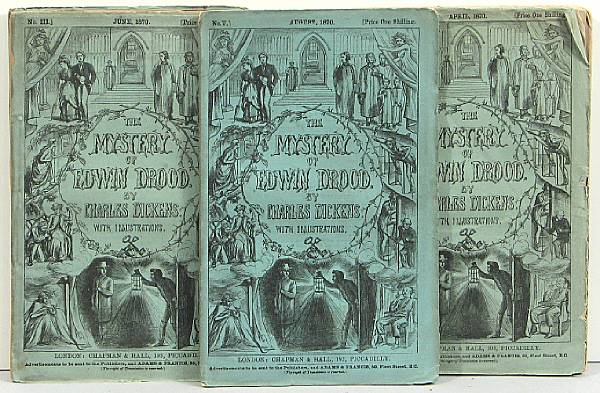 Appraisal: DICKENS CHARLES The Mystery of Edwin Drood London In original