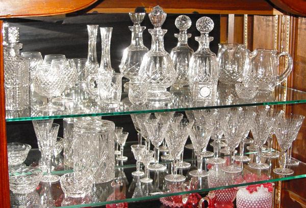 Appraisal: ESTATE FIND WATERFORD CRYSTAL To include Brandy decanter snifters more