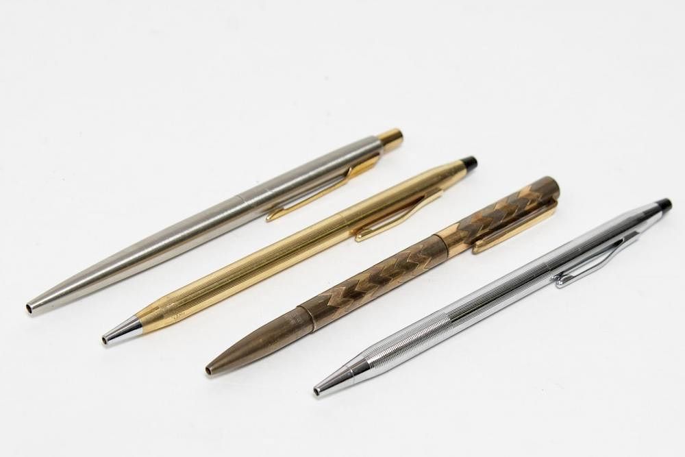 Appraisal: Gucci Cross Parker Pens inc Sterling Silver Gucci sterling silver