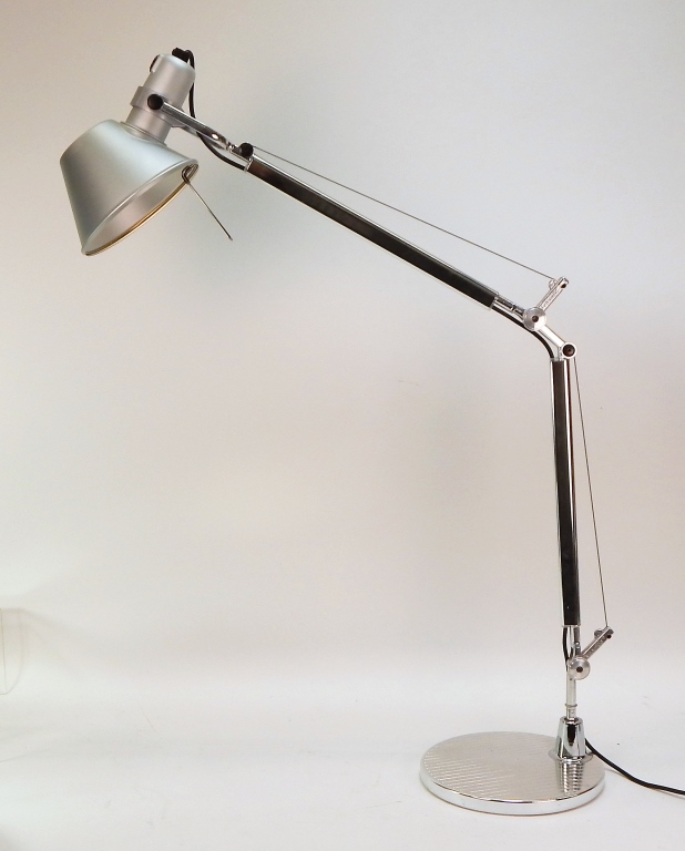 Appraisal: ARTEMIDE TOLOMEO MINI CANTILEVER DESK TABLE LAMP Italy th CenturyChrome