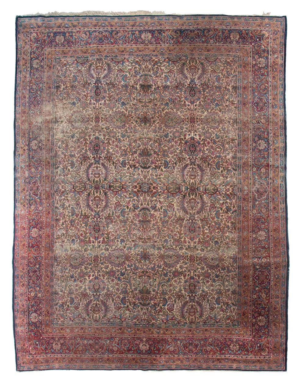 Appraisal: KIRMAN RUG X - KIRMAN RUG ' X ' -