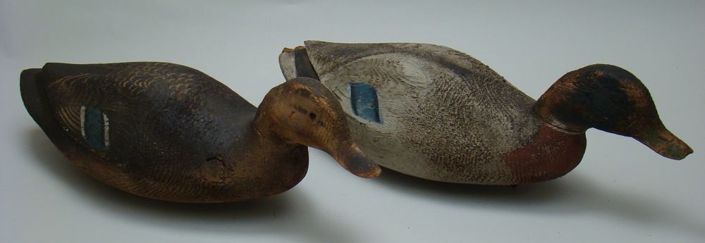 Appraisal: PAIR OF MALLARD DECOYS By the Down East Decoy Company