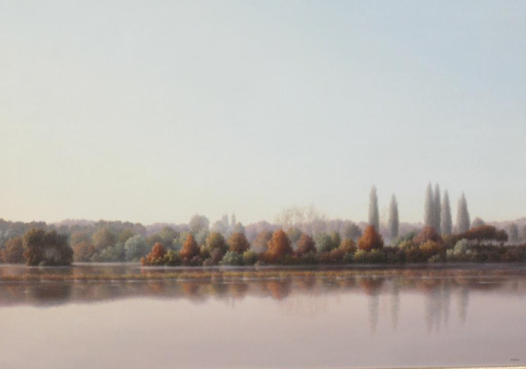 Appraisal: KENNETH HOWES - On the Loire signed 'Kenneth Howes' oil