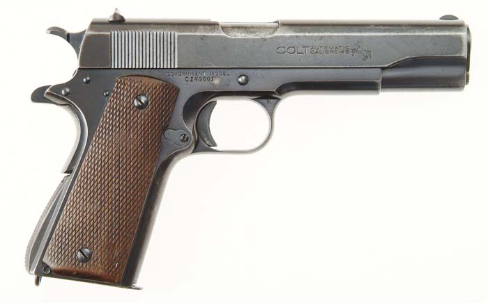 Appraisal: COLT GOVERNMENT MODEL A SEMI-AUTO PISTOL Cal ACP SN C