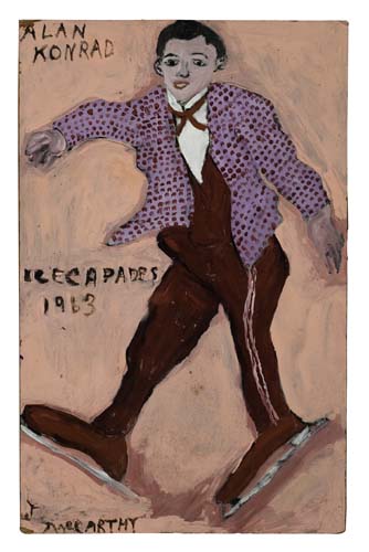 Appraisal: JUSTIN MCCARTHY Alan Konrad Icecapades Oil on masonite x mm