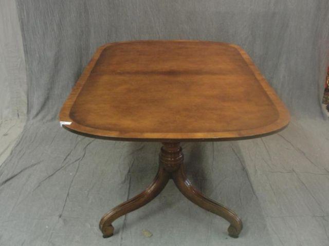 Appraisal: Banded Mahogany Dining Table leaves From a Queens NY estate