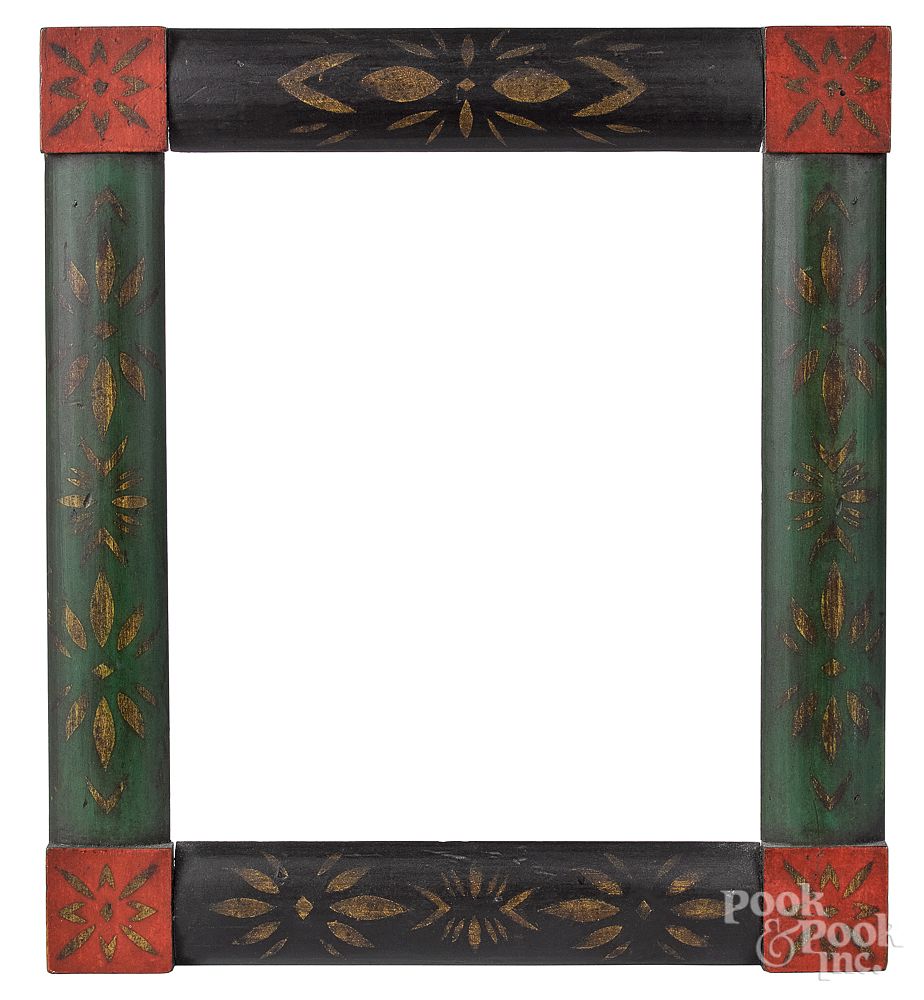 Appraisal: Painted pine frame th c Painted pine frame th c