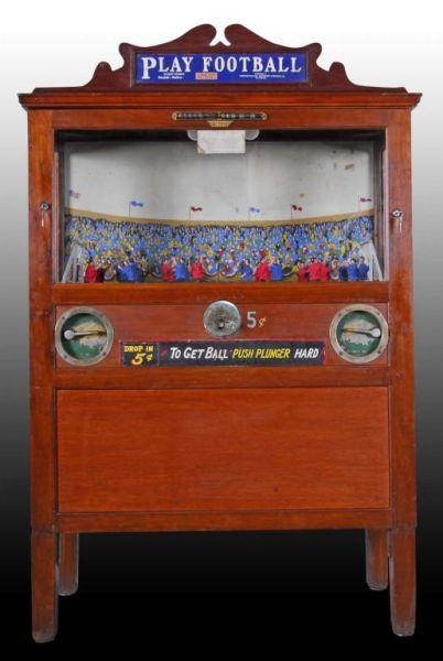 Appraisal: Play Football Coin-Operated Machine Description Chester-Pollard Amusement Co Inc One