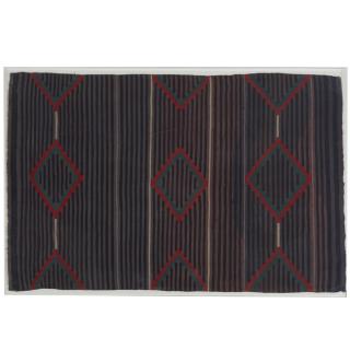 Appraisal: Navajo wool Moki pattern blanket Navajo wool Moki pattern blanket