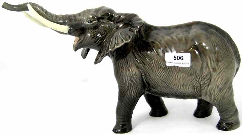 Appraisal: Beswick Elephant one tuck restored