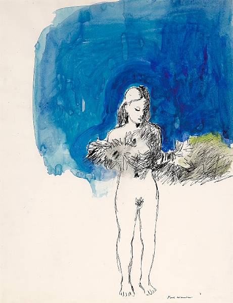 Appraisal: Paul Wonner American - Standing Female Nude c signed 'Paul