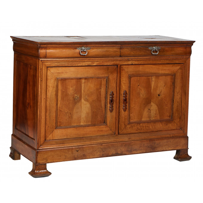 Appraisal: French Provincial Louis Philippe Carved Walnut Sideboard th c the