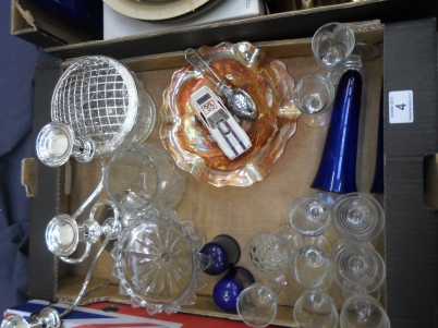 Appraisal: A collection of various Glassware to include Carnival Glass Dish