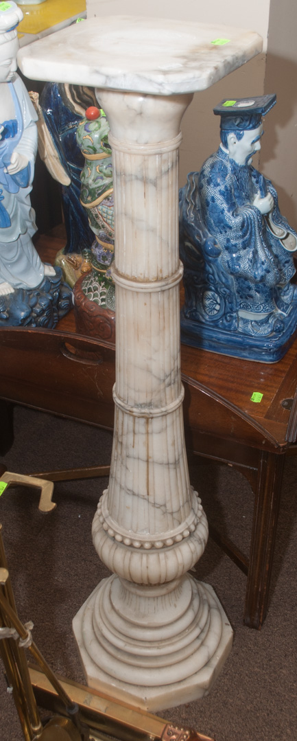 Appraisal: Fluted marble column