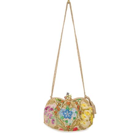 Appraisal: Judith Leiber Embroidered Evening Bag Estimate nbsp nbsp nbsp -