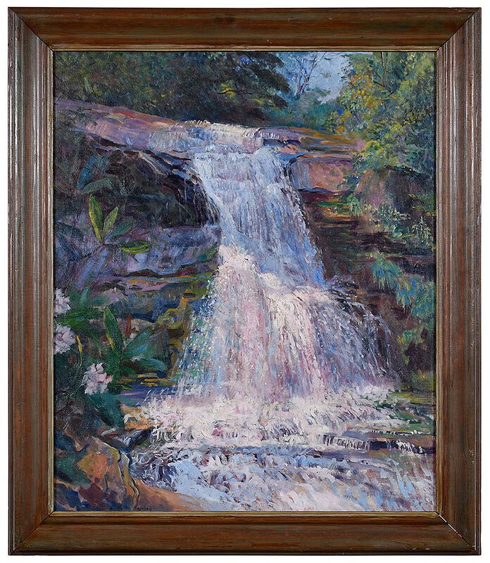 Appraisal: Hattie Saussy Georgia - Cannon Falls signed lower left Hattie