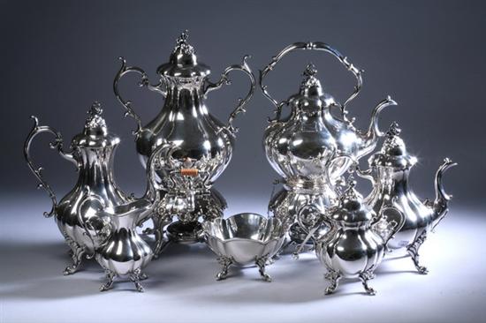 Appraisal: SEVEN-PIECE REED AND BARTON SILVER PLATED TEA AND COFFEE SERVICE