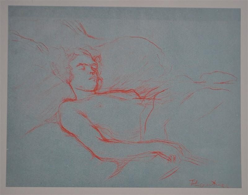 Appraisal: ELLEN HOVERKAMP TOULOUSE LAUTREC PRINT - Ellen Hoverkamp Scanner Photograph