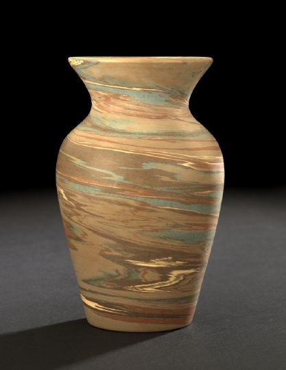 Appraisal: Niloak Arkansas Marbled Mission Ware Vase first quarter th century