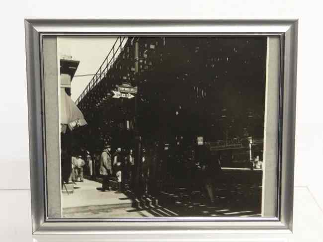 Appraisal: Vintage Al Macy photograph of under the Third Ave El