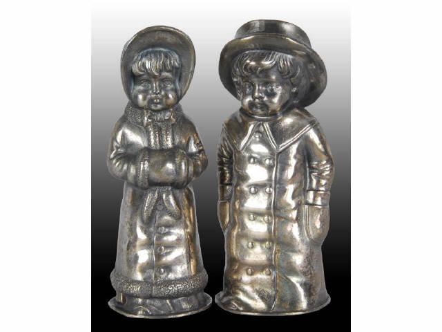 Appraisal: Matching Figural Salt Pepper Shakers Description Kate Greenaway figures of