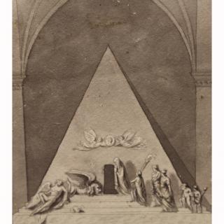 Appraisal: Studio of Antonio Canova Italian - study for the tomb