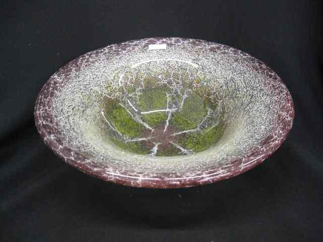 Appraisal: WMF Art Glass Centerpiece Bowl ''Ikora''design - '' diameter excellent