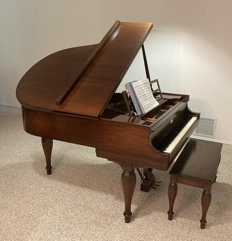 Appraisal: Steinway Sons Medium Grand Model M Piano together with matching