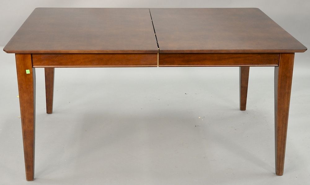 Appraisal: Contemporary Cherry dining table with two side chairs ht in