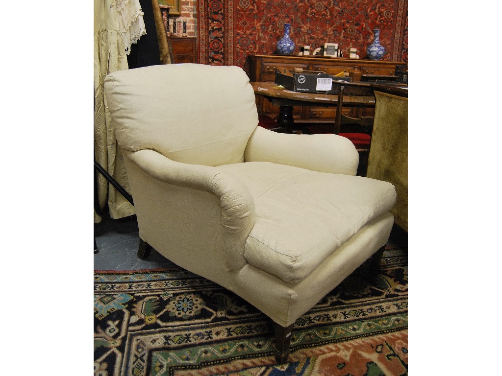 Appraisal: An early th century Howard Son armchair the seat cm