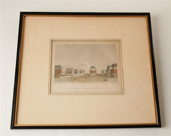 Appraisal: Print of the University of Virginia View from the south