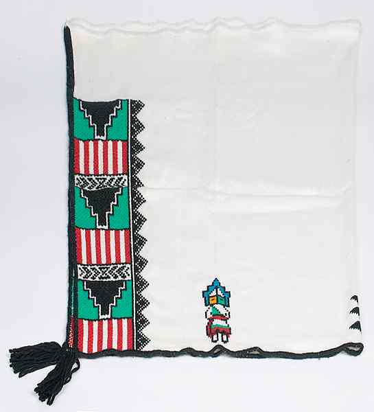 Appraisal: Hopi Brocaded and Embroidered Dance Kilts lot of including one