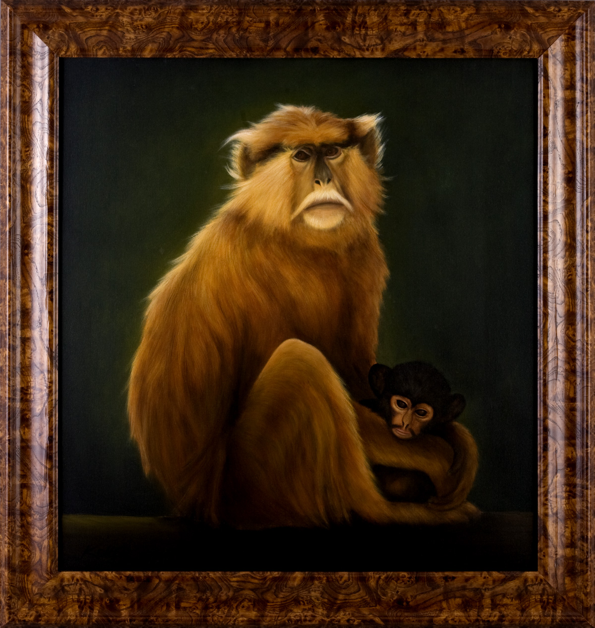 Appraisal: HELMUT KOLLER AUSTRIAN AMERICAN B MONKEY BABY Acrylic on canvas