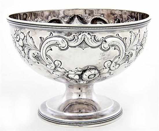 Appraisal: Charleston coin silver footed bowl Hayden Whilden South Carolina wk