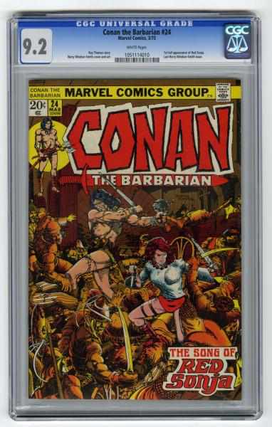 Appraisal: Conan the Barbarian CGC Marvel Comics Roy Thomas story with